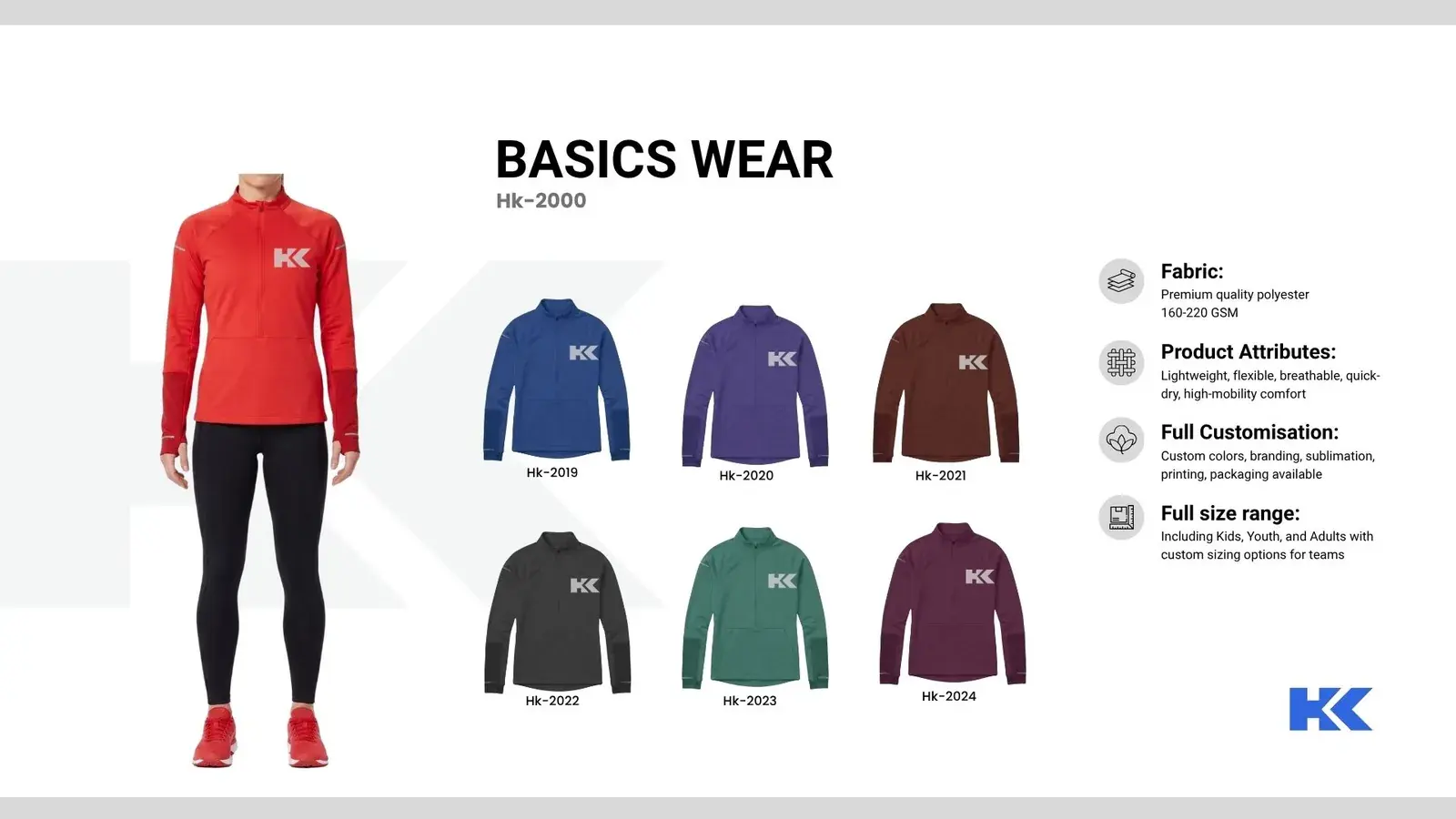 Training tops & basics, catalogue page 2