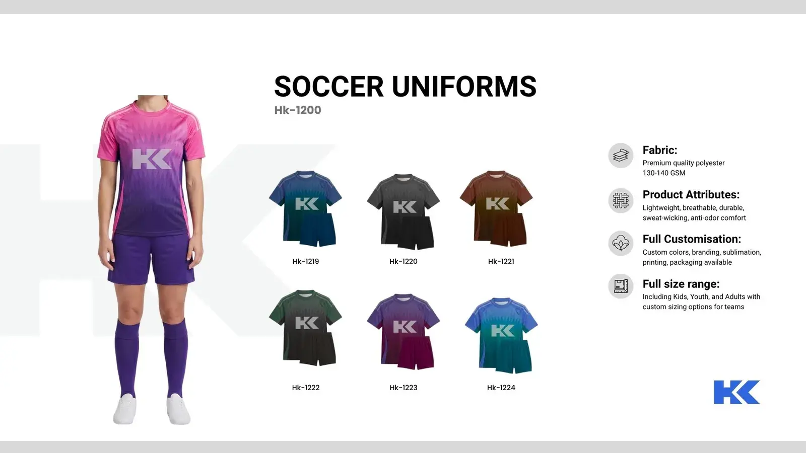 Football (soccer) kits, catalogue page 3