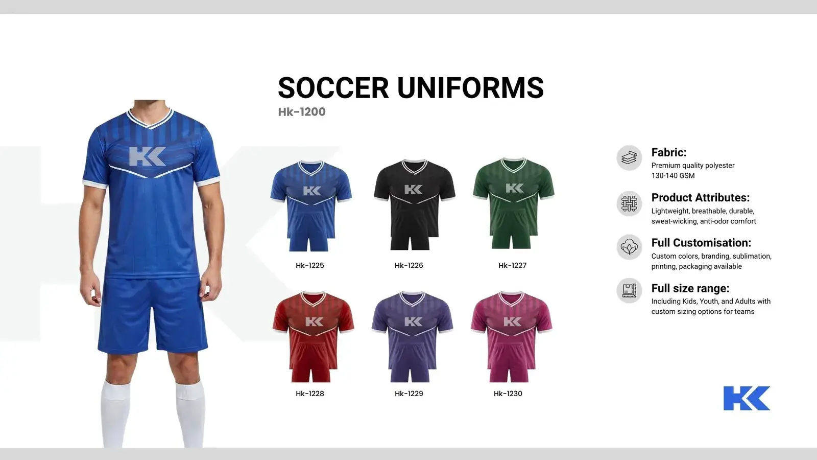 Football (soccer) kits, catalogue page 4