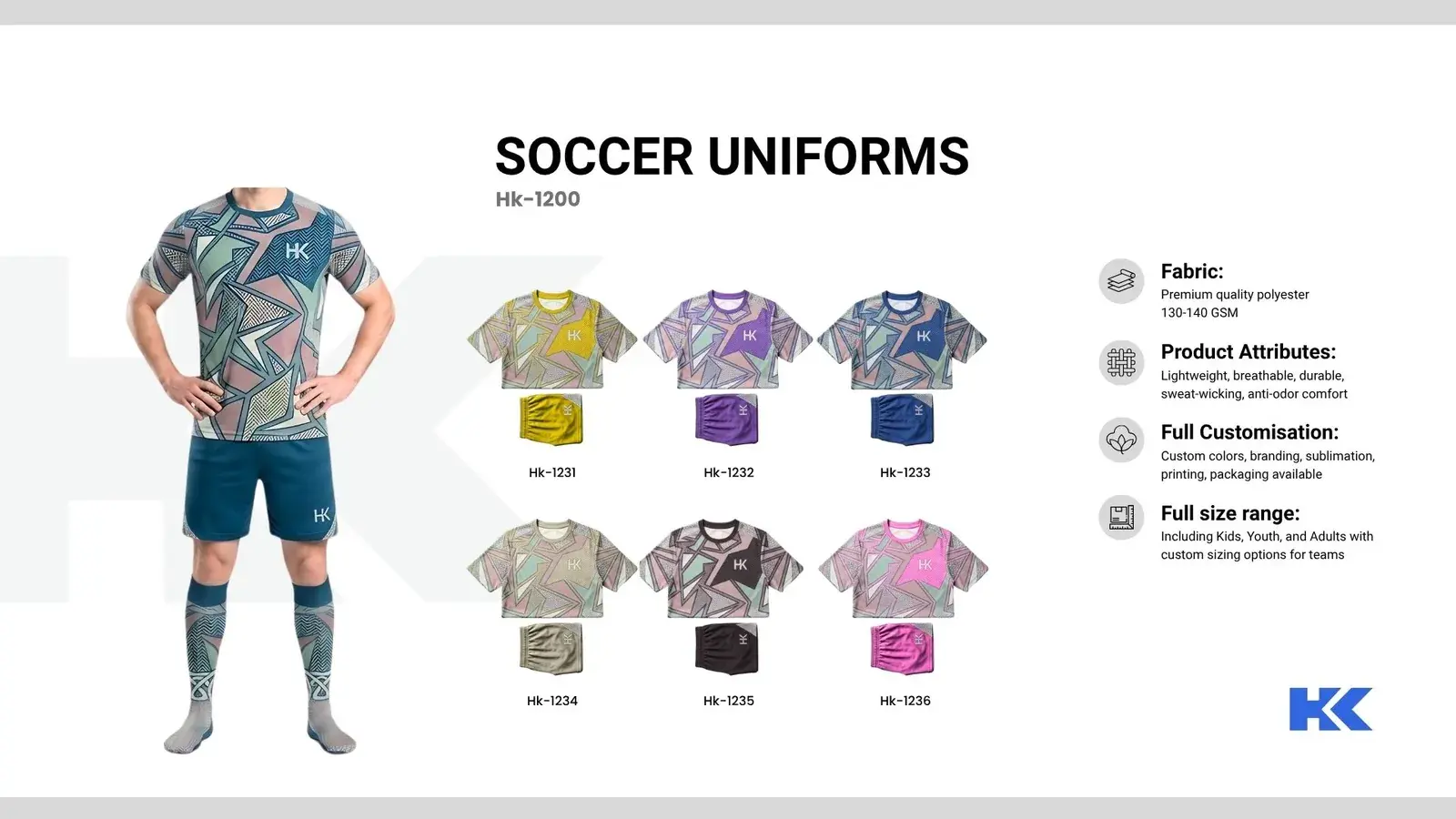 Football (soccer) kits, catalogue page 5